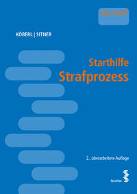 Vorderes Coverbild Starthilfe Strafprozess