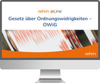 Vorderes Coverbild Gesetz über Ordnungswidrigkeiten - OWiG - online
