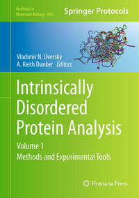 Vorderes Coverbild Intrinsically Disordered Protein Analysis