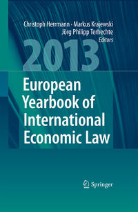 Vorderes Coverbild European Yearbook of International Economic Law 2013