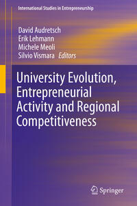 Vorderes Coverbild University Evolution, Entrepreneurial Activity and Regional Competitiveness