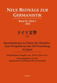 Vorderes Coverbild Neue Beiträge zur Germanistik, Band 22 / Heft 1 / 2023