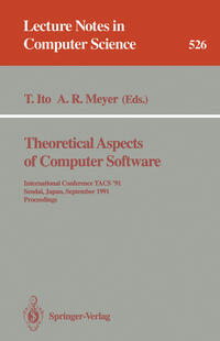 Vorderes Coverbild Theoretical Aspects of Computer Software