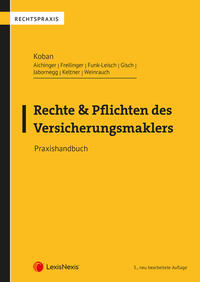 Vorderes Coverbild Rechte und Pflichten des Versicherungsmaklers