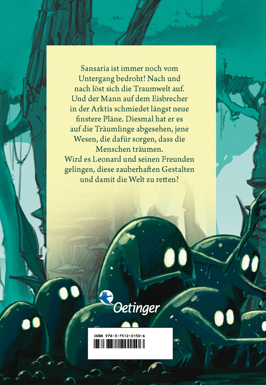Rückseitencover Sansaria 2. Kampf der Träumlinge