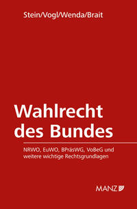 Vorderes Coverbild Wahlrecht des Bundes