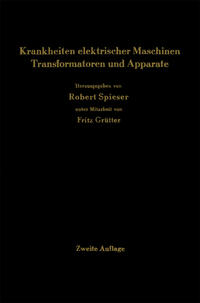 Vorderes Coverbild Krankheiten elektrischer Maschinen Transformatoren und Apparate