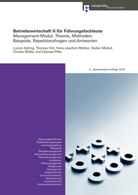Vorderes Coverbild Betriebswirtschaft II für Führungsfachleute