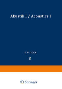 Vorderes Coverbild Akustik I / Acoustics I