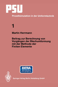 Vorderes Coverbild Beitrag zur Berechnung von Vorgängen der Blechumformung mit der Methode der Finiten Elemente