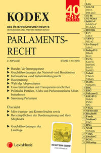 Vorderes Coverbild KODEX Parlamentsrecht 2019/20