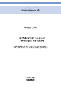Vorderes Coverbild Einführung in Precision und Digital Viticulture
