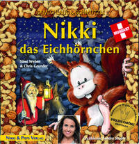 Vorderes Coverbild Nikki das Eichhörnchen. Samichlaus & Schmutzli.