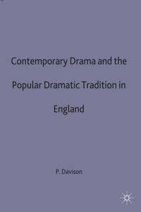 Vorderes Coverbild Contemporary Drama and the Popular Dramatic Tradition in England