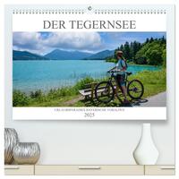 Vorderes Coverbild Der Tegernsee - Urlaubsparadies Bayerische Voralpen (hochwertiger Premium Wandkalender 2025 DIN A2 quer), Kunstdruck in Hochglanz