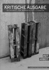 Vorderes Coverbild Kritische Ausgabe