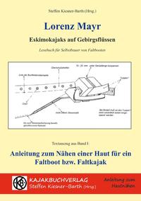 Vorderes Coverbild Eskimokajaks auf Gebirgsflüssen - Anleitung zum Nähen einer Haut für ein Faltboot bzw. Faltkajak