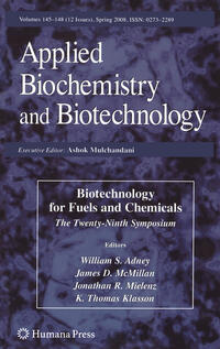 Vorderes Coverbild Biotechnology for Fuels and Chemicals