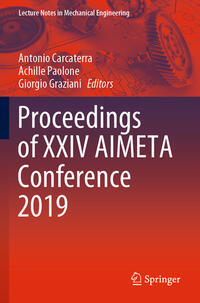 Vorderes Coverbild Proceedings of XXIV AIMETA Conference 2019
