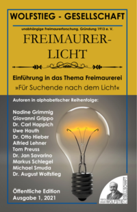 Vorderes Coverbild Einführung in das Thema Freimaurerei - Für Suchende nach dem Licht