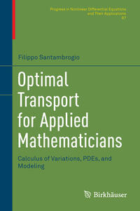 Vorderes Coverbild Optimal Transport for Applied Mathematicians