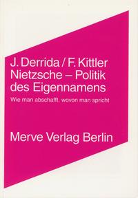 Vorderes Coverbild Nietzsche - Politik des Eigennamens