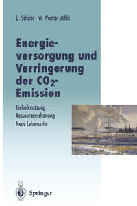 Vorderes Coverbild Energieversorgung und Verringerung der CO2-Emission