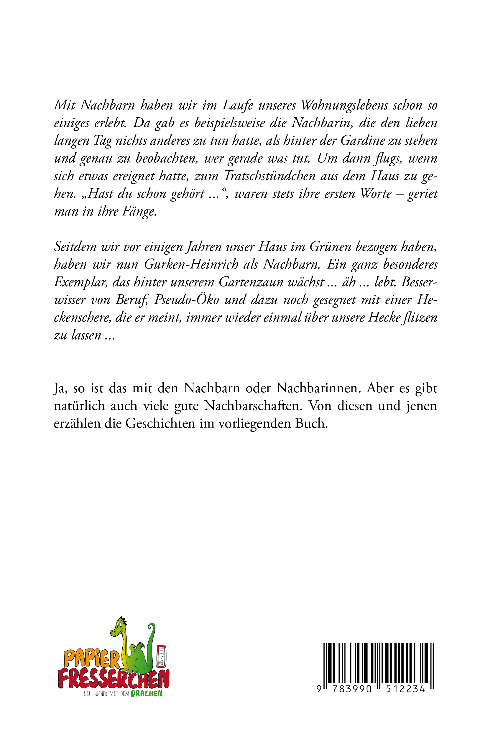 Rückseitencover Mein Nachbar ... und ich