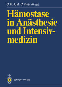 Vorderes Coverbild Hämostase in Anästhesie und Intensivmedizin