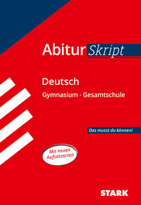Vorderes Coverbild STARK Deutsch - AbiturSkript
