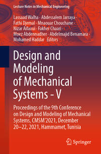 Vorderes Coverbild Design and Modeling of Mechanical Systems - V