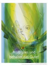 Vorderes Coverbild Jahreslosung Münch 2025, Kunstdruck A3