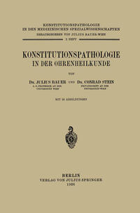 Vorderes Coverbild Konstitutionspathologie in der Ohrenheilkunde