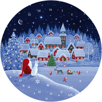 Vorderes Coverbild Adventskalender "Tomtes fleißige Helfer"