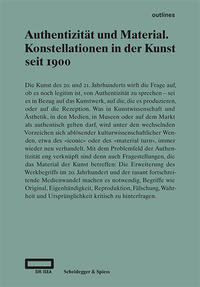 Vorderes Coverbild Authentizität und Material
