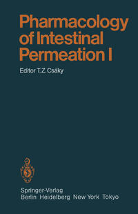 Vorderes Coverbild Pharmacology of Intestinal Permeation I