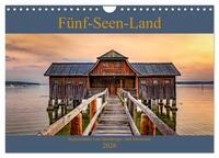 Vorderes Coverbild Fünf-Seen-Land (Wandkalender 2026 DIN A4 quer), CALVENDO Monatskalender