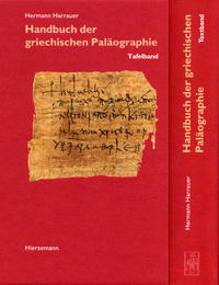 Vorderes Coverbild Handbuch der griechischen Paläographie