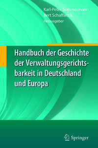Vorderes Coverbild Handbuch der Geschichte der Verwaltungsgerichtsbarkeit in Deutschland und Europa