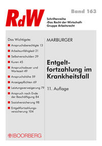 Vorderes Coverbild Entgeltfortzahlung im Krankheitsfall