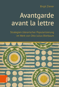 Vorderes Coverbild Avantgarde avant la lettre