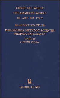 Vorderes Coverbild Philosophia methodo scientiis propria explanata