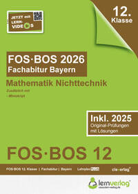 Vorderes Coverbild Abiturprüfung FOS/BOS Bayern 2026 Mathematik Nichttechnik 12. Klasse