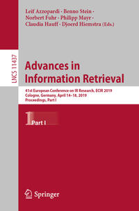 Vorderes Coverbild Advances in Information Retrieval