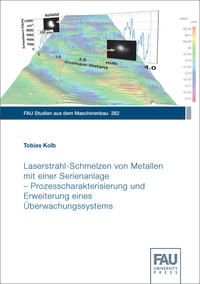 Vorderes Coverbild Laserstrahl-Schmelzen von Metallen mit einer Serienanlage – Prozesscharakterisierung und Erweiterung eines Überwachungssystems