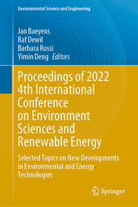 Vorderes Coverbild Proceedings of 2022 4th International Conference on Environment Sciences and Renewable Energy