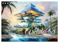 Vorderes Coverbild Architektur Futuristische Horizonte (Tischkalender 2025 DIN A5 quer), CALVENDO Monatskalender