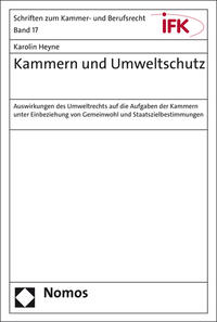 Vorderes Coverbild Kammern und Umweltschutz