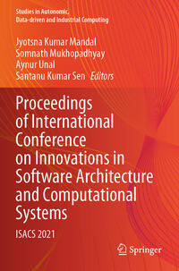 Vorderes Coverbild Proceedings of International Conference on Innovations in Software Architecture and Computational Systems