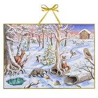 Vorderes Coverbild Adventskalender »Unsere Tiere im Winterwald«